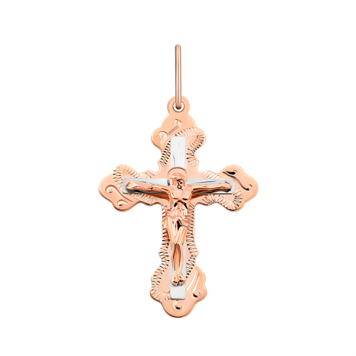 Золотий хрестик. Розп'яття Христове. Артикул UG5522401
