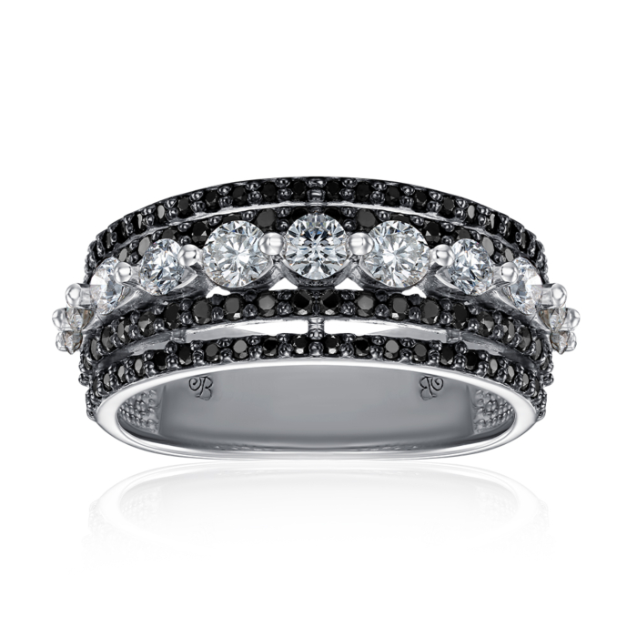 Золота каблучка з діамантами. Артикул 52256/02/1/8089