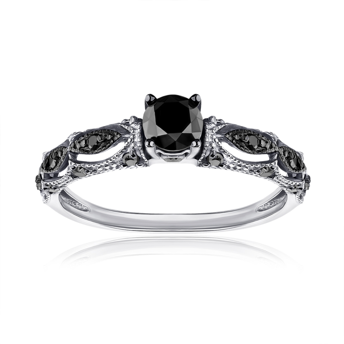 Золотое кольцо с бриллиантами 52293/02/1/11788