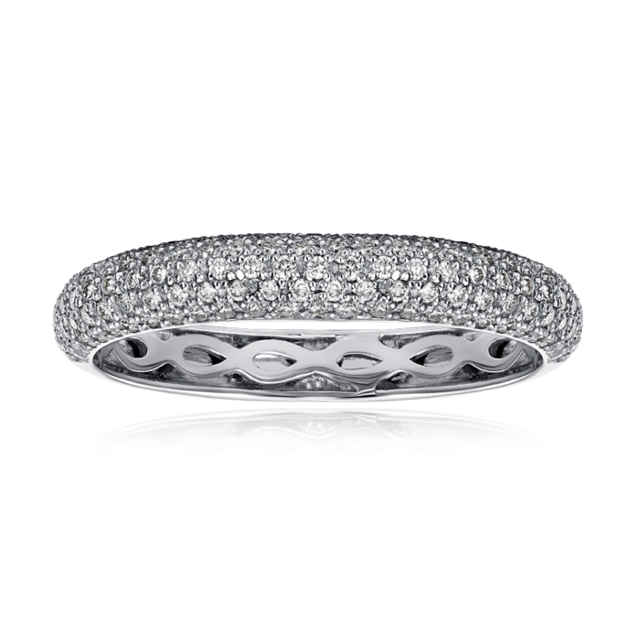 Золота каблучка з діамантами. Артикул 52324/1б