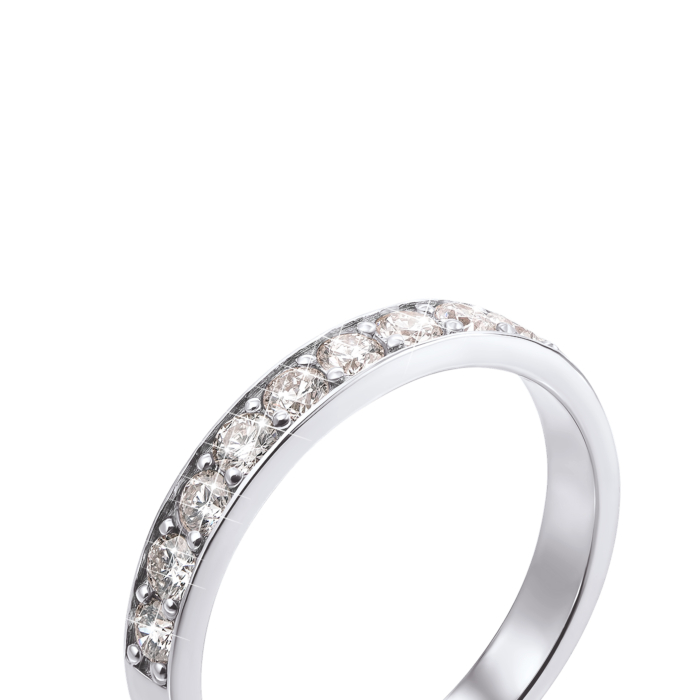 Золота каблучка з діамантами. Артикул 52357/2.25б