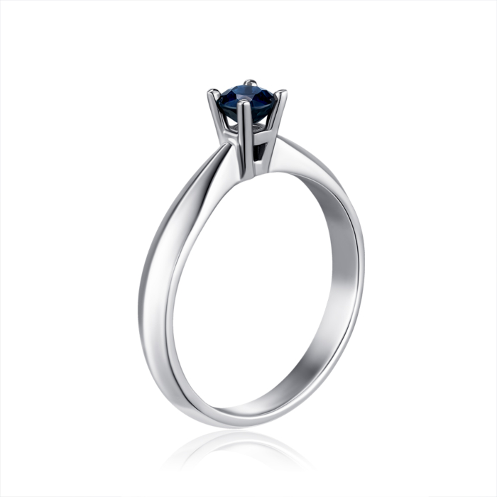 Золотое кольцо с сапфиром. Артикул 52372/б сап