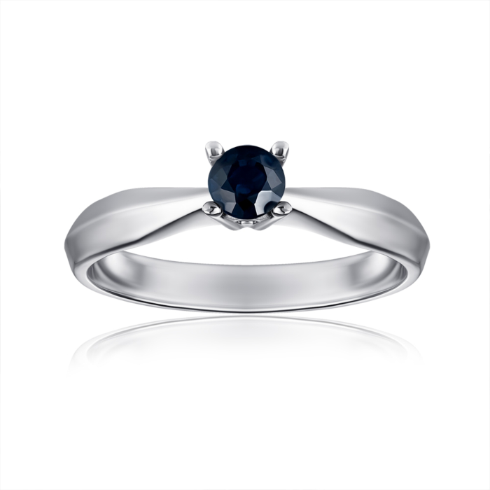 Золотое кольцо с сапфиром. Артикул 52372/б сап