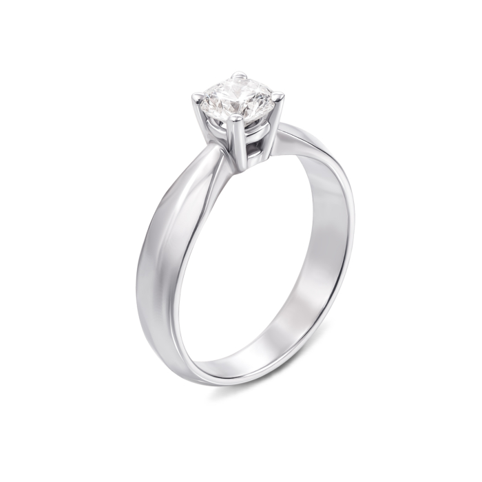 Золотое кольцо с бриллиантом. Артикул 52372/5б