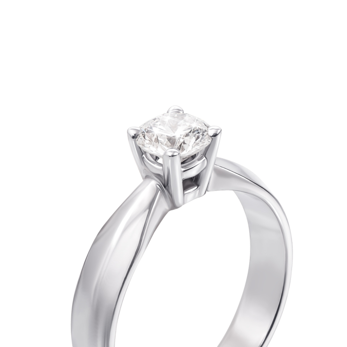 Золотое кольцо с бриллиантом. Артикул 52372/5б