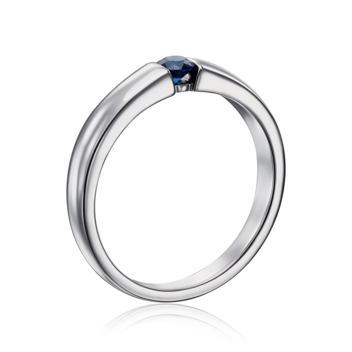 Золотое кольцо с сапфиром. Артикул 52378/02/1/8053