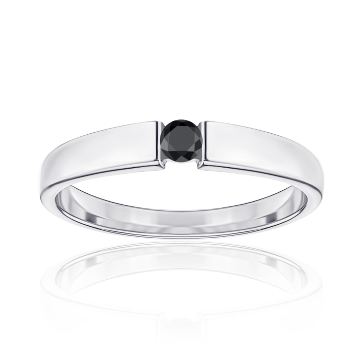 Золотое кольцо с бриллиантом 52378/02/1/11765