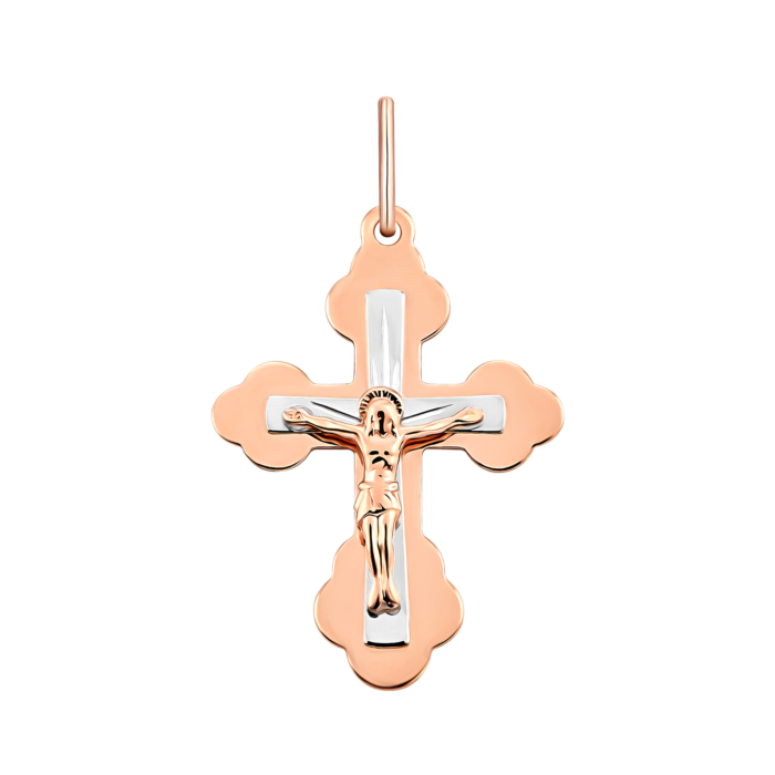 Золотий хрестик. Розп'яття Христове. Артикул UG5523800