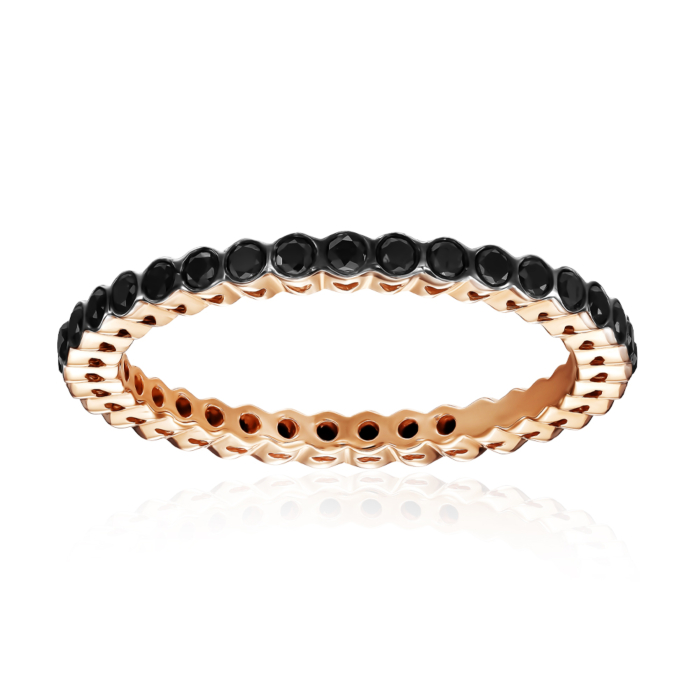 Золотое кольцо с бриллиантами. Артикул 52400/01/1/8065