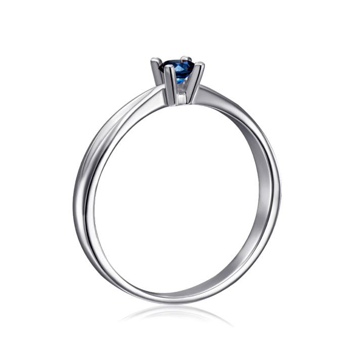 Золотое кольцо с сапфиром. Артикул 52435/б сап