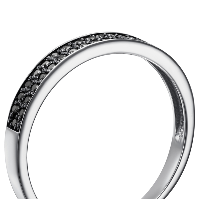 Золота каблучка з діамантами. Артикул 52457/б ч