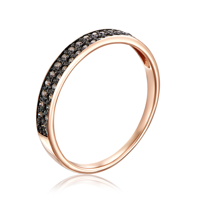 Золота каблучка з діамантами Артикул 52457/01/1/8349