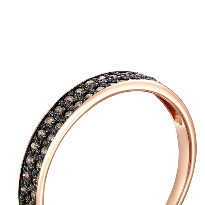 Золота каблучка з діамантами Артикул 52457/01/1/8349