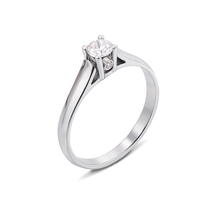 Золота каблучка з діамантами. Артикул 52494/4б