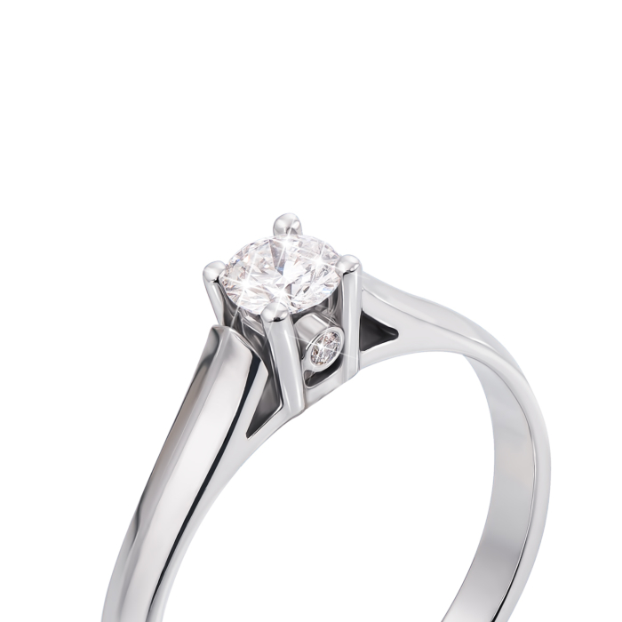 Золота каблучка з діамантами. Артикул 52494/4б