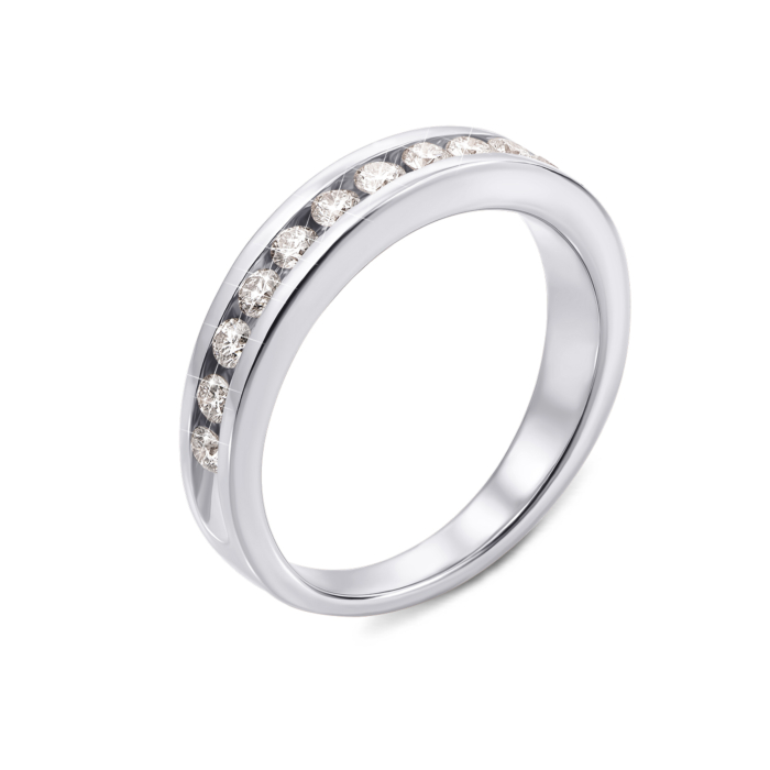 Золотое кольцо с бриллиантами. Артикул 52496-1/02/1/8031