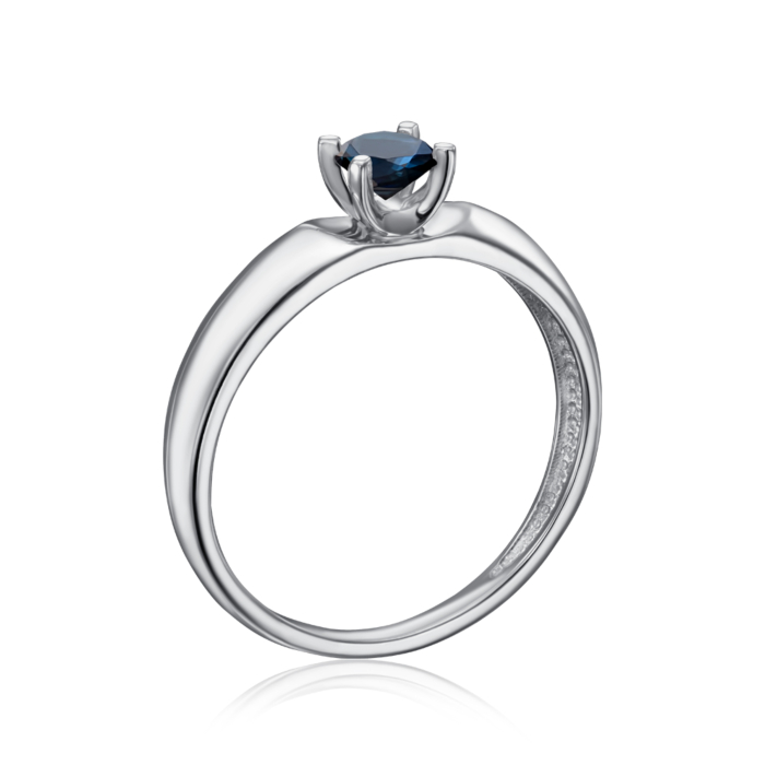 Золотое кольцо с сапфиром. Артикул 52509/б сап