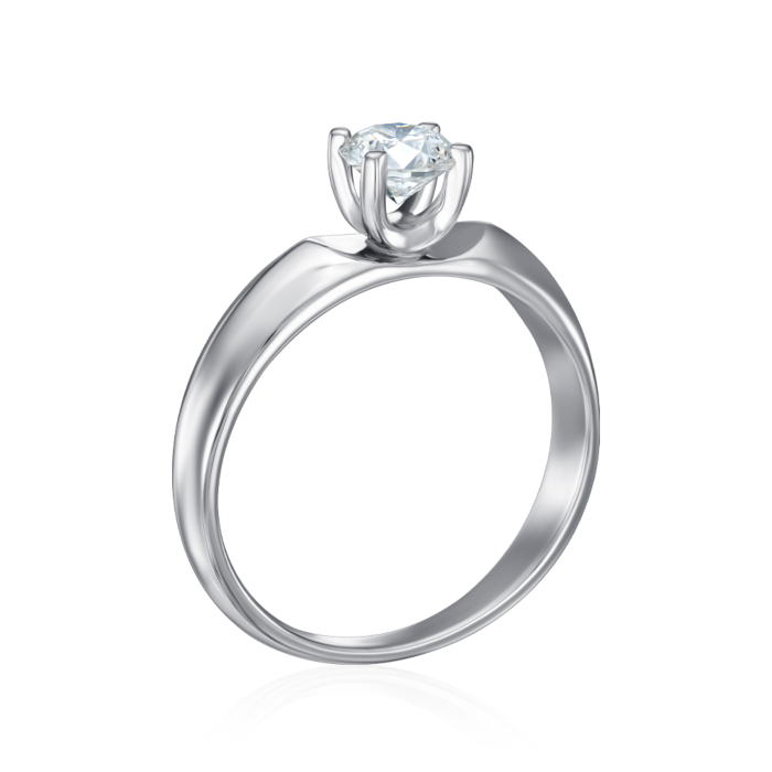 Золота каблучка з діамантом. Артикул 52510/02/1/8310