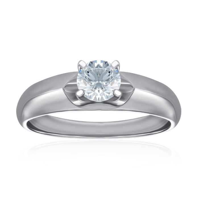 Золота каблучка з діамантом. Артикул 52510/02/1/8310