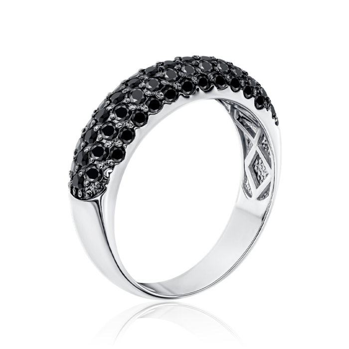 Золота каблучка з діамантами 52521/02/1/11762