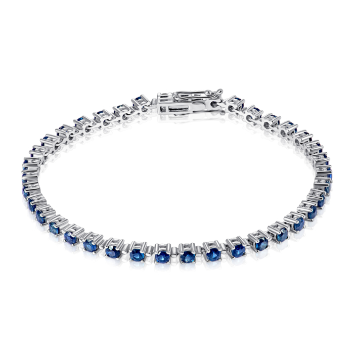 Золотий браслет з сапфірами 52948/02/1/8053