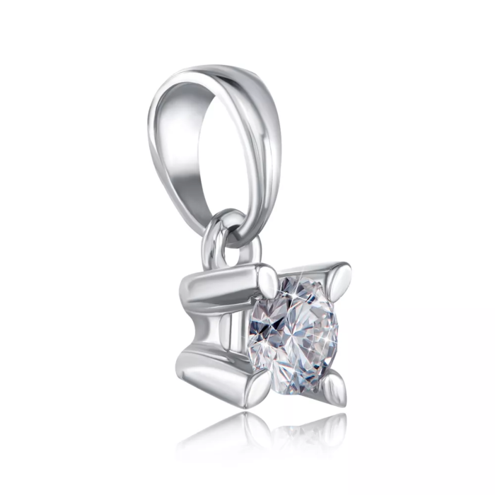 Золота підвіска з діамантом. Артикул 52964/02/1/9218