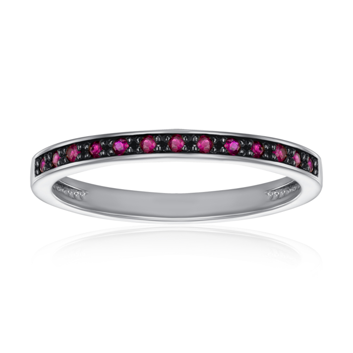 Золотое кольцо с рубинами. Артикул 53039/б руб