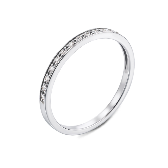 Золота каблучка з діамантами. Артикул 53039/02/1/8037 (53039/1.25б)