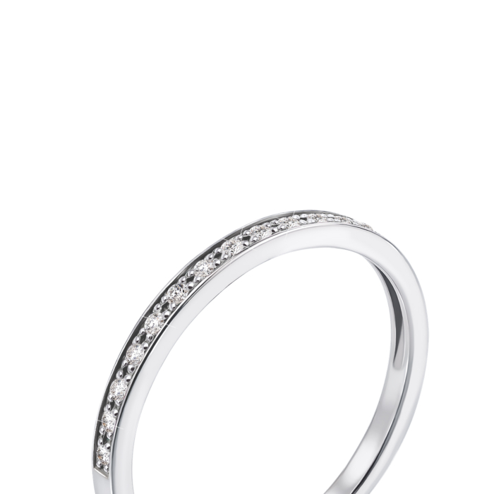 Золота каблучка з діамантами. Артикул 53039/02/1/8037 (53039/1.25б)