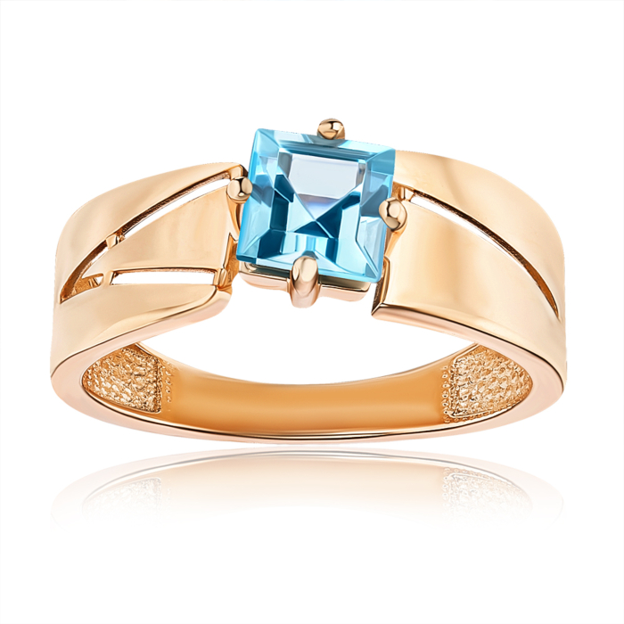Золота каблучка з топазом Swiss 530441/01/0/5405