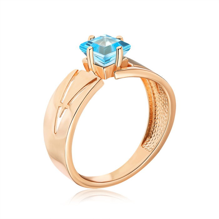 Золота каблучка з топазом Swiss 530441/01/0/5405