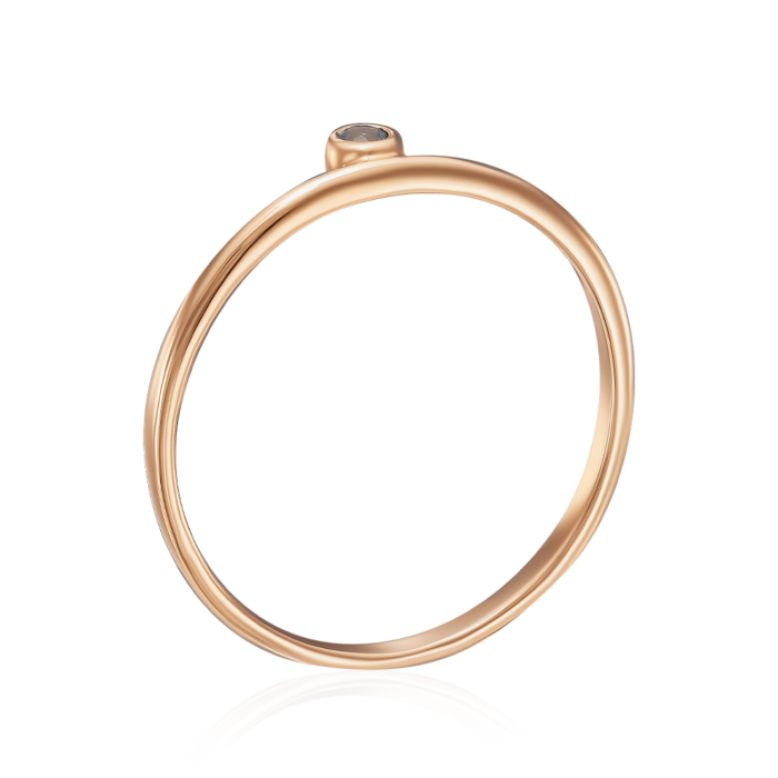 Золота каблучка з топазом. Артикул 530461/01/0/6204