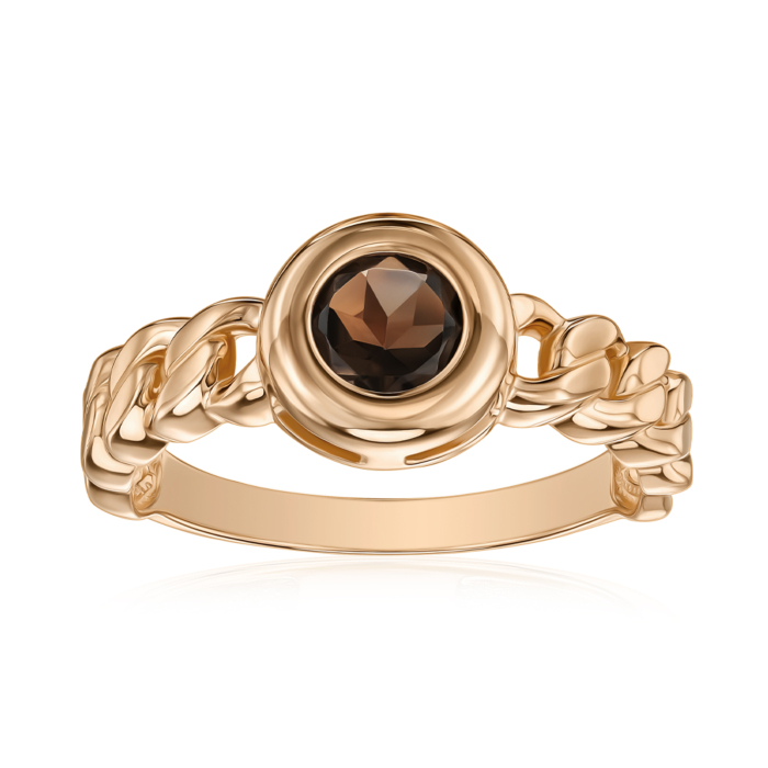 Золота каблучка з раухтопазом 530498/01/0/5354