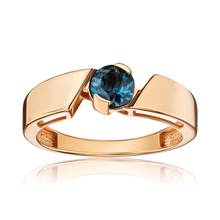 Золота каблучка з топазом Лондон 530501/01/0/5511