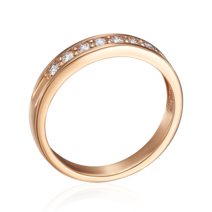 Золотое кольцо с бриллиантами. Артикул 53462/01/0/8581