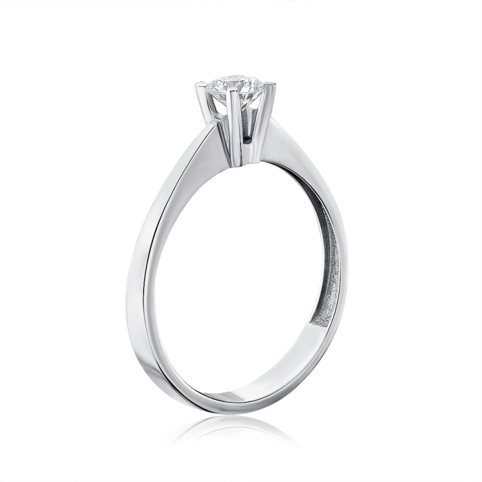 Золотое кольцо с экобриллиантом. Артикул 53130-4.5-L/02/1/11899