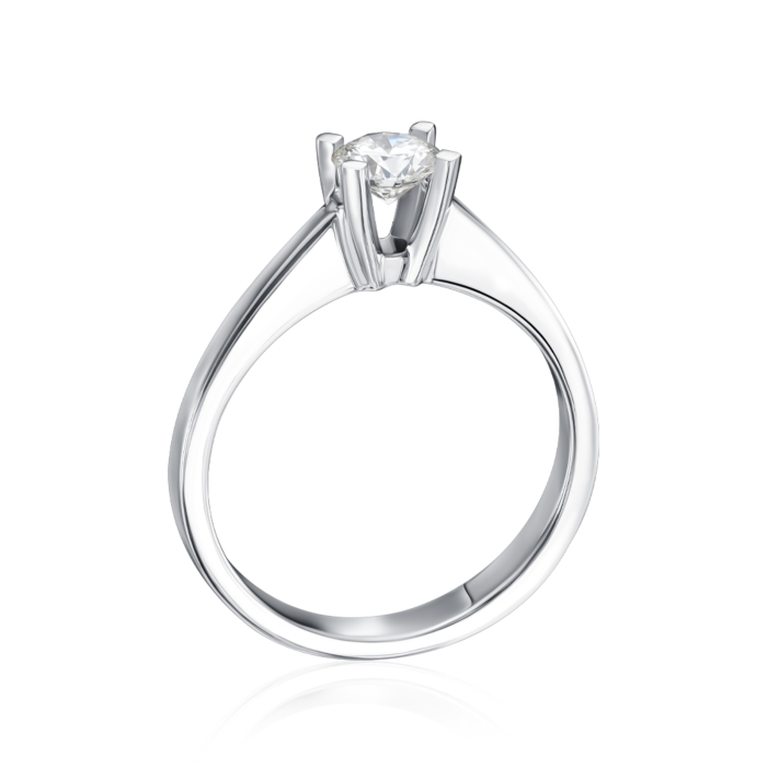 Золотое кольцо с бриллиантом. Артикул 53130/02/1/8312