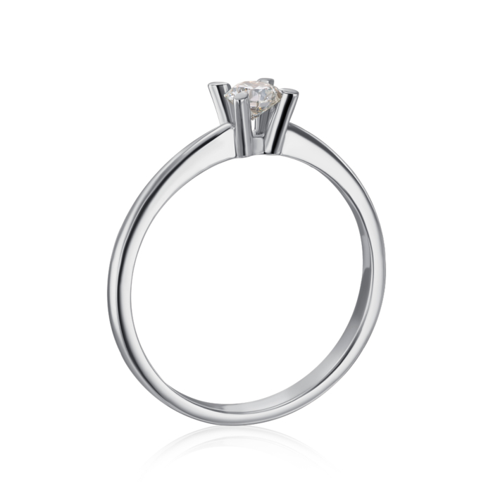 Золота каблучка з діамантом. Артикул 53187/02/1/8310