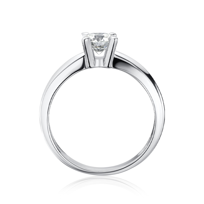 Золотое кольцо с экобриллиантом. Артикул 53187-5-L/02/1/11902