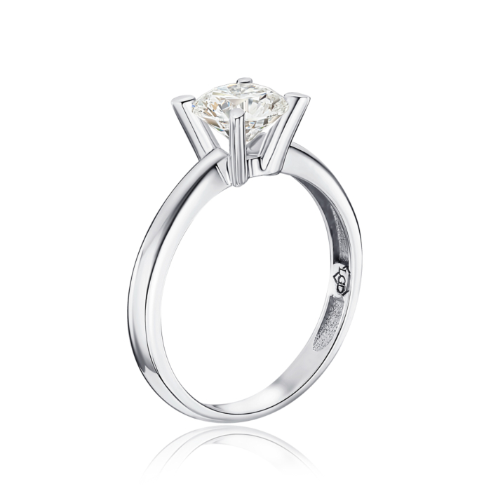 Золота каблучка з екодіамантом. Артикул 53187-6-L/02/1/11923