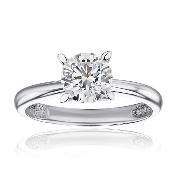 Золота каблучка з екодіамантом. Артикул 53187-6-L/02/1/11923