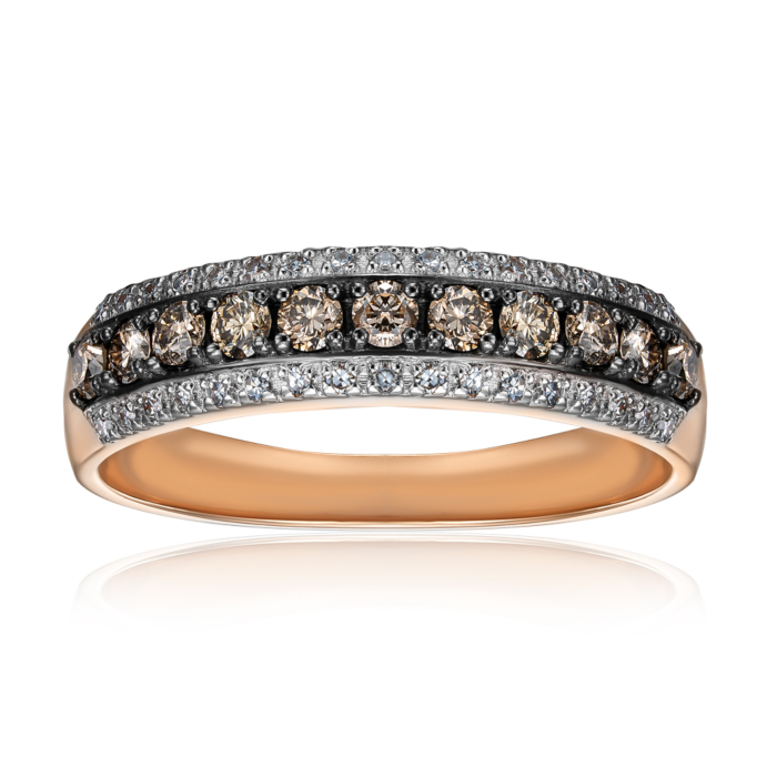 Золотое кольцо с бриллиантами. Артикул 53194/01/1/8044