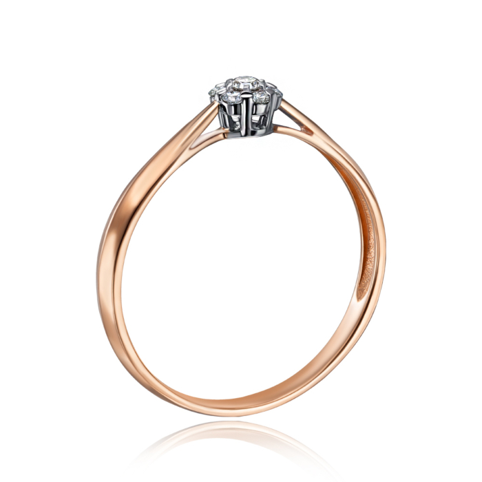 Золотое кольцо с бриллиантами (53217/01/1/8095 (53217/2.25)