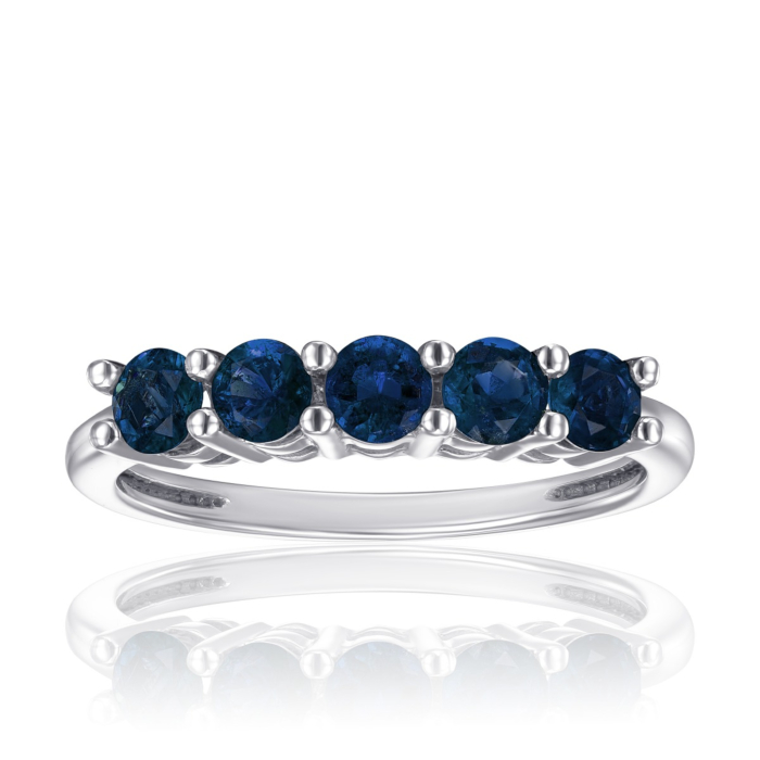 Золотое кольцо с сапфирами. Артикул 53306/02/1/8053