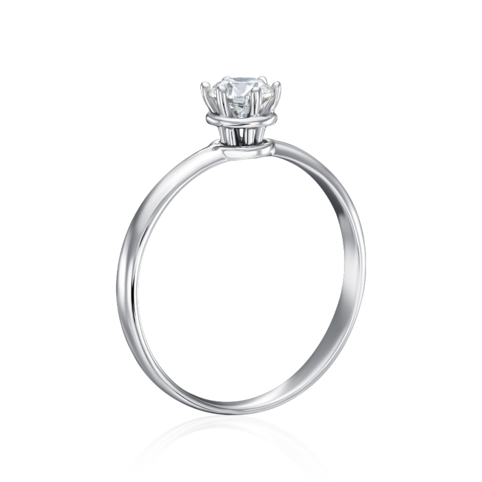 Золота каблучка з діамантом. Артикул 53460/02/1/8310