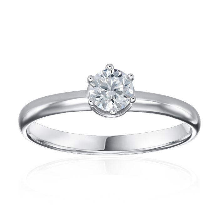 Золота каблучка з діамантом. Артикул 53460/02/1/8310