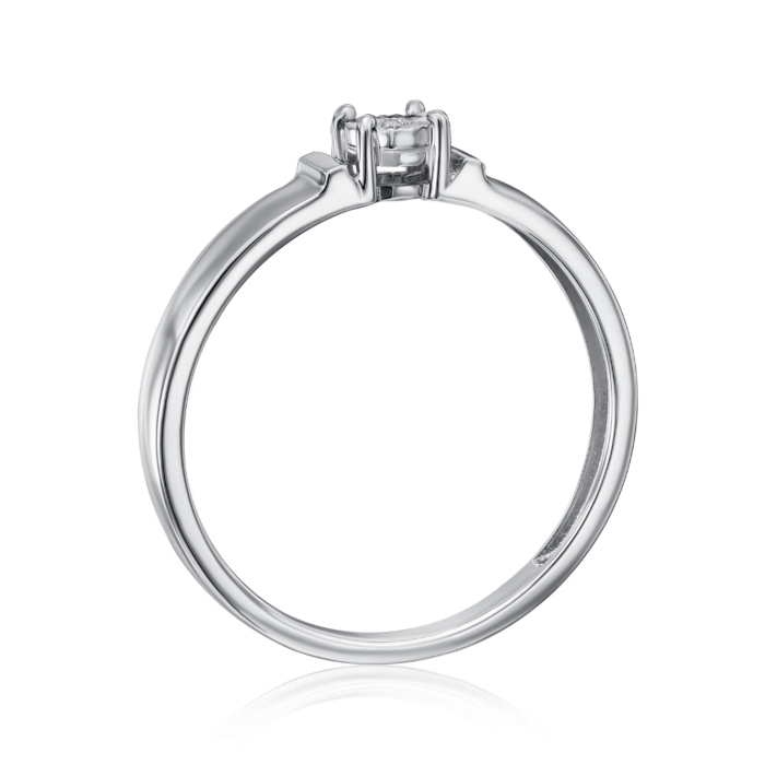 Золотое кольцо с бриллиантом. Артикул 53554/02/3/8566