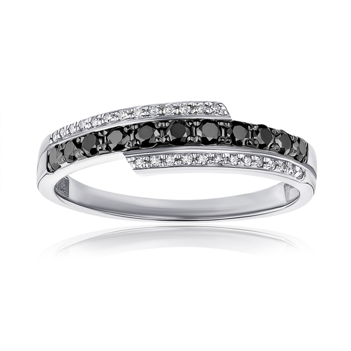 Золота каблучка з діамантами 53590/02/1/11758