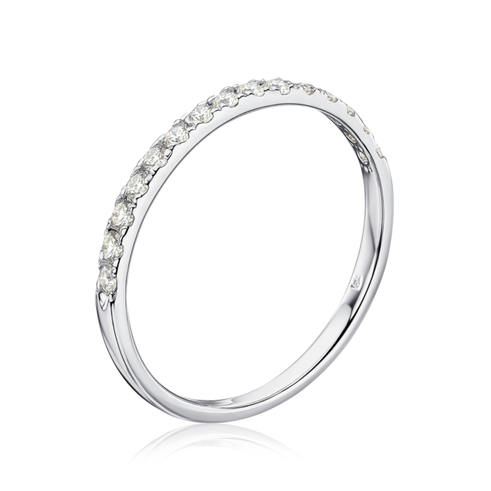 Золота каблучка з діамантами 53636/02/1/8045