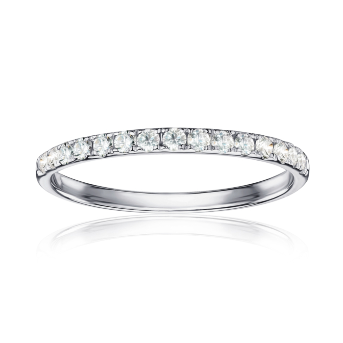 Золота каблучка з діамантами 53636/02/1/8045